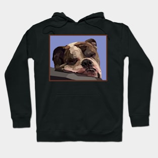 Hemi Bulldog Geometric Hoodie